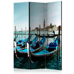 Paravent 3 Volets "Gondolas on the Grand Canal, Venice" 135x172cm