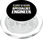 "The Original Awesome" Specialist Engineer PopSockets PopGrip for MagSafe