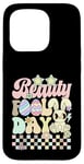 Coque pour iPhone 15 Pro Beauty Fool Day Œufs de Pâques Lapin