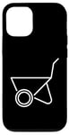 Coque pour iPhone 12/12 Pro Brouette pour jardinier ou ouvrier du bâtiment