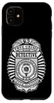 Coque pour iPhone 11 Badge de police amusant True Crime Detective Division