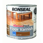 Ronseal Diamond Hard Floor Varnish Dark Oak Satin 2.5L