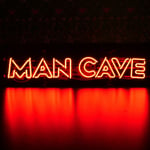 Neon MAN CAVE Sign Light Wall or Free Standing Bar Lamp Home Room Decor Red 80CM