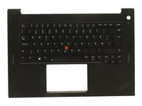 Chicony - Erstatningstastatur For Bærbar Pc - Med Trackpoint - Bakbelysning - Qwerty - Dansk - Fru - Med Toppdeksel - For Thinkpad P1 Gen 4  P1 Gen 5  X1 Extreme Gen 4  X1 Extreme Gen 5