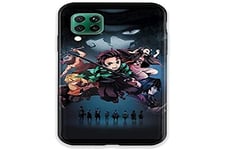 Coque Pour Huawei P40 Lite Manga Demon Slayer Noir