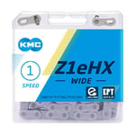 KMC Z1eHX Wide EPT Silver 112L cycle bike chain