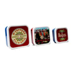 Half Moon Bay The Beatles Set of 3 Lunch and Snack Boxes Storage SGT Pepper's Lo