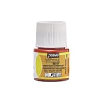 PEBEO 111002 - Transparent Glass Paint Vitrea 160°C - Saffron Yellow - 45 ML