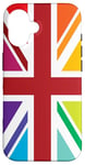 iPhone 16 Rainbow Colors, United Kingdom The Union Jack Flag Case