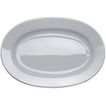 Alessi - Ajm28/22 - Assiette de Plateau / Service Ovale En Porcelaine Blanche