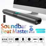 Wireless Bluetooth 5.0 TV Sound Bar Home Theater Speaker 4 Subwoofer Soundbar