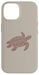 Coque pour iPhone 14 La vie de tortue parfaite pour les amateurs de l'océan et de la nature