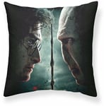 Harry Potter - Housse de coussin vs Voldemort Multicouleur 50 x 50 cm