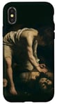 iPhone X/XS David and Goliath by Caravaggio (1599) Case