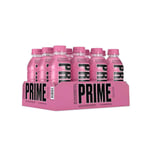 Prime Strawberry & Watermelon Hydration Drink  12 x 500ml Bottles August 2024