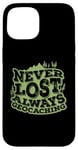 Coque pour iPhone 15 Jamais perdu toujours geocaching