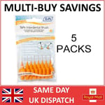 TePe Interdental Brushes 0.45mm Orange - 5 Packets of 8 Brushes - Great Price