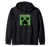 Minecraft Creeper Big Face Zip Hoodie