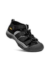 KEEN Newport H2, Sandale Mixte Enfant, BLACK/KEEN YELLOW, 31