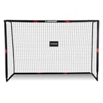 Dunlop Cage de Foot - But de Foot Enfant 300 x 200 x 120 cm - Kit Entrainement Football pour Enfants et Adultes - Cage Foot Exterieur et Interieur - Montage Rapide - Noir/Jaune