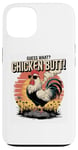 Coque pour iPhone 13 Guess What Chicken Butt Humour Chicken Butt