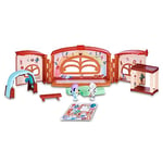 Bluey School Playset, école de la série de Dessins animés pour Enfants, 2 Figurines Chloe, playset Transformable de 9 pièces d'accessoires et pagatines décoratives, 3 Ans, célèbre (BLY40010)