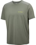 Arcteryx Cormac Arc'Bird Logo SS (Herr) Forage Heather II L