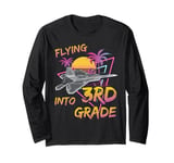 Flying Into 3rd Grade Fighter Jet Plane Back To School Long Sleeve T-Shirt