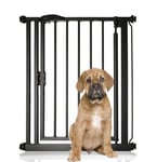 Bettacare Dog Safety Gate, Auto Close, Narrow, Matt Black, 68.5cm - 75cm