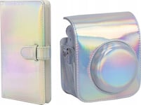 Loveinstant Case Case Cover For Fujifilm Instax Mini 12 + 96 Photo Album / Silver Flash