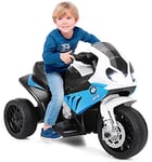 DREAMADE BMW Moto Électrique pour Enfant, Véhicule pour Enfants 6 V avec 3 Roues, Lumineux et Musique, Siège Confort et Repose-Pieds, pour Enfant 18-36 Mois, Charge Maximale 20 KG (Bleu)