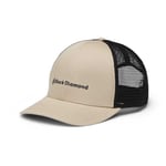 Black Diamond Men's Trucker Hat Khaki/Black/BD Wordmark, Khaki-Black-BD Wordmark, OneSize