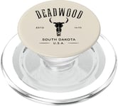 Deadwood South Dakota USA Vintage Distressed Style Design PopSockets PopGrip for MagSafe