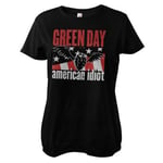 Hybris American Idiot Girly Tee (Black,XXL)