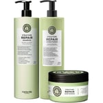 maria nila Structure Repair Bundle Shampoo 1000 ml & Conditioner 1000