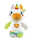 Clementoni, Unicorno Laila Il Mio Licorne – Peluche développement multisensoriel, Interactive, éducatif, Jeu Enfant 6 Mois, Lavable en Machine, 17772, Italien