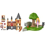 Wizarding World Magical Minis Hogwarts Castle with 12 Accessories, Kids Toys for Ages 5+ & Magical Minis Care of Magical Creatures Playset with Exclusive Luna Lovegood Figure, Kids Toys for Ages 5+