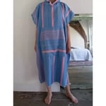 Surf Poncho - Changewear (Mediterranean/candy pink)