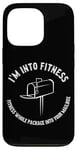 Coque pour iPhone 13 Pro Funny Mailman I'm Into Fitness Ensemble dans votre boîte aux lettres