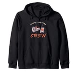 Ghost Hunting Crew Gear Equipment Flashlight Sound Recorder Zip Hoodie