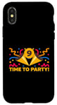 Coque pour iPhone X/XS Time to Party #9, occasion spéciale pour le 9e anniversaire