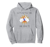 Funny Rock Paper Scissors Cute Old-School Decision Games Pullover Hoodie