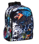 Montichelvo Backpack A.O. Cg Wild & Free Cartable, 43 cm, Multicolore (Multicolour)