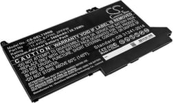 Kompatibelt med Dell Latitude 12 7480, 11.4V, 3400 mAh