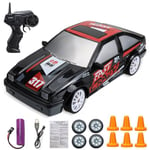 2.4G Drift Rc Car 4WD RC Drift Car Lelu Kaukosäädin GTR Malli AE86 Vehicle Car RC Kilpa-autolelu lapsille Joululahjat