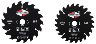 Mitsutomo Sågklinga cirkelsåg 160x20 mm 18+24T