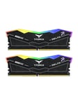 Team Group T-Force Delta RGB DDR5-8000 - 32GB - CL38 - Dual Channel (2 pcs) - Intel XMP - Musta RGB