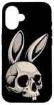 iPhone 16 Bunny Skull Cross Bone Crossbones Jolly Roger Bad Rabbit Case