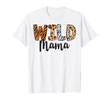 Wild Mama Zoo Born Two Be Wild B-day Safari Jungle Animal T-Shirt