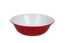 Bo-Camp - Bol - 100% Melamine - Ø 16x5 cm - Deux tons rouge